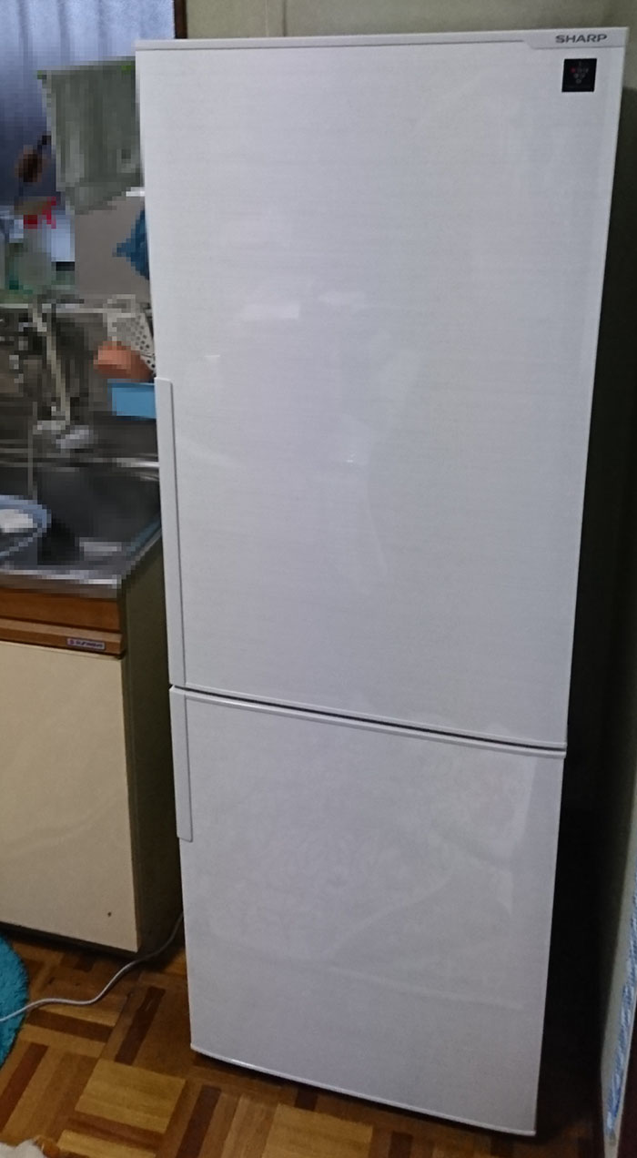 シャーププラズマクラスター冷蔵庫-